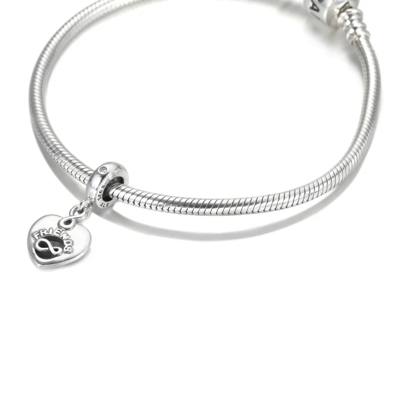 (imagem para) Charm Pendente Coração Amigas Para Sempre - 799294C01 - Visualizar 5