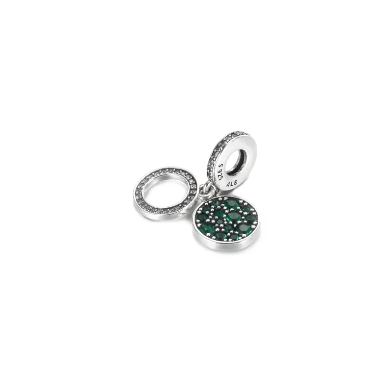 (imagem para) Charm Pendente Disco Brilhante Verde - 799186C02 - Visualizar 2