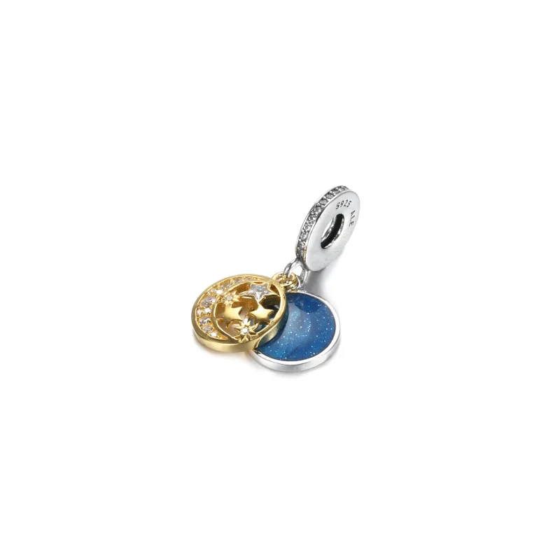 (imagem para) Charm Pendente Eu te amo para a Lua e De Volta Pandora - 761993C01 - Visualizar 2