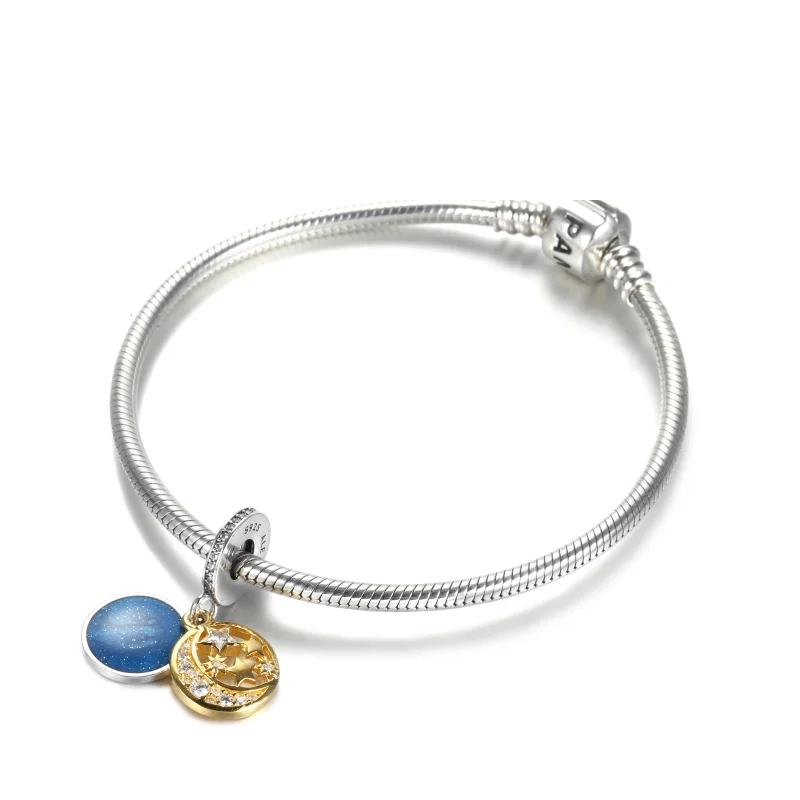 (imagem para) Charm Pendente Eu te amo para a Lua e De Volta Pandora - 761993C01 - Visualizar 5