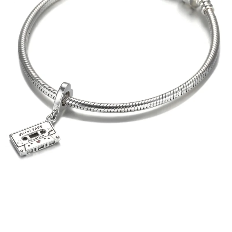 (imagem para) Charm Pendente Fita Cassete Vintage - 799295C01 - Visualizar 5