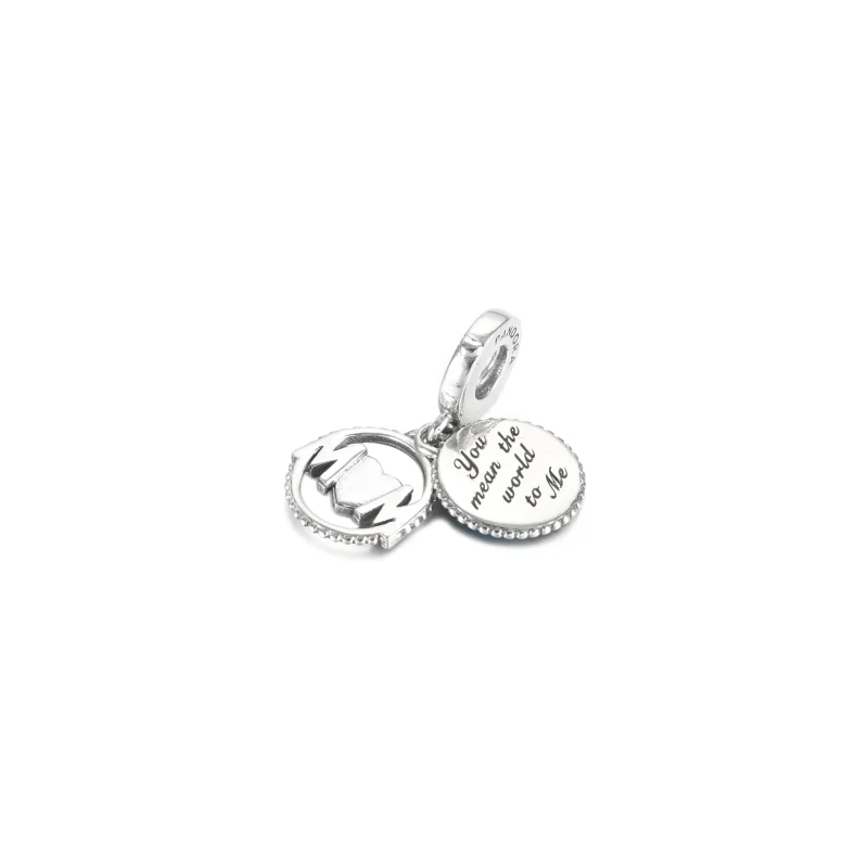 (imagem para) Charm Pendente Mamae Com Globo Em Glitter Pandora - 799368C01 - Visualizar 4