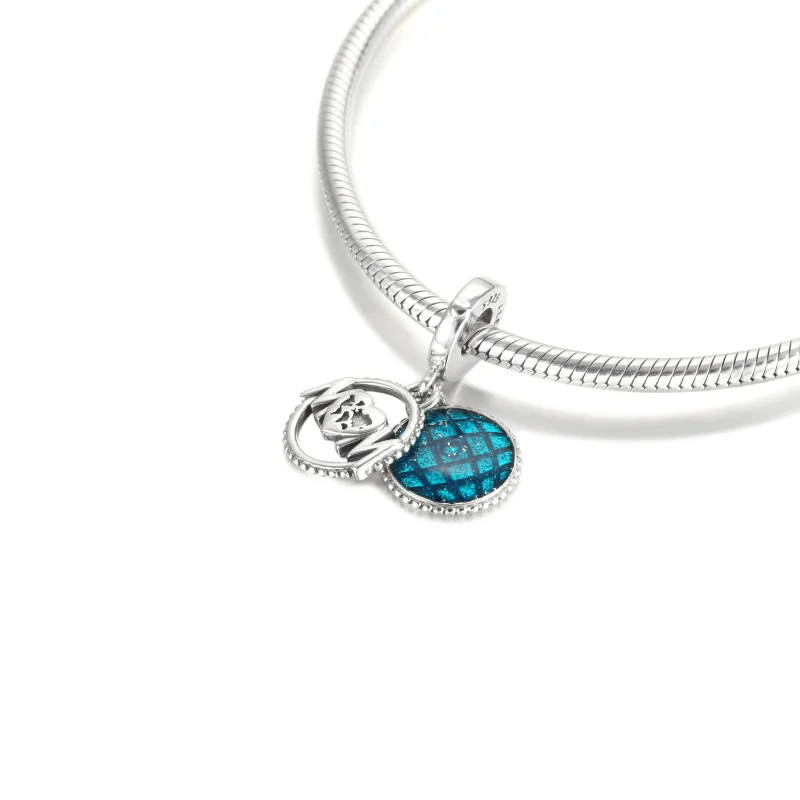 (imagem para) Charm Pendente Mamae Com Globo Em Glitter Pandora - 799368C01 - Visualizar 5