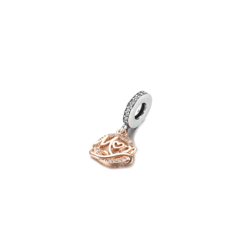 (imagem para) Charm Pendente Mamae Em Dois Tons Pandora - 789374C01 - Visualizar 2