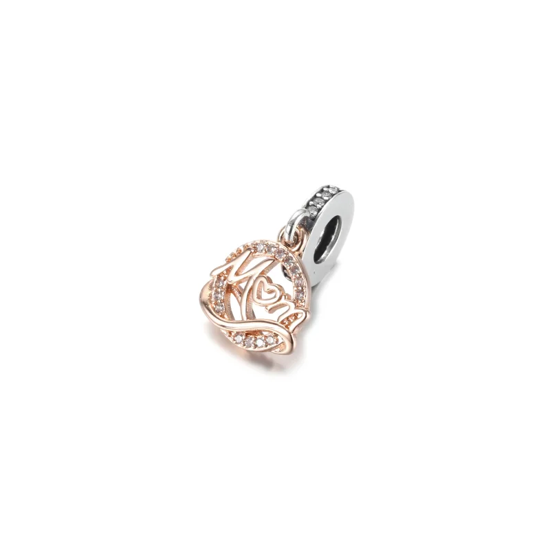 (imagem para) Charm Pendente Mamae Em Dois Tons Pandora - 789374C01 - Visualizar 4
