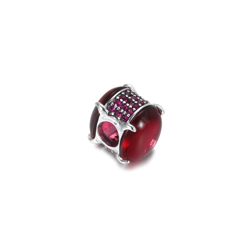 (imagem para) Conta Cabochon Fuchsia Pandora - 799309C01 - Visualizar 3