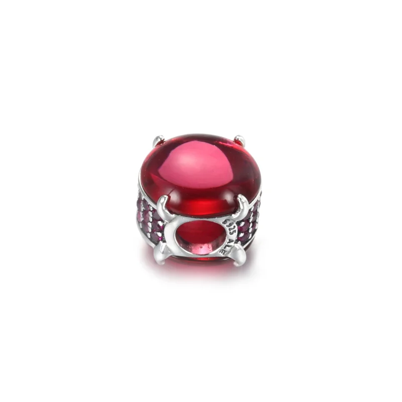 (imagem para) Conta Cabochon Fuchsia Pandora - 799309C01 - Visualizar 4