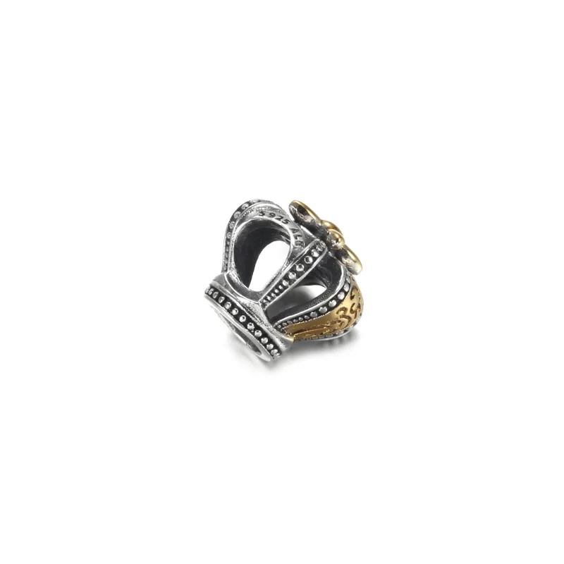 (imagem para) Conta Coroa Real, Prata e Ouro 14k Pandora - 799340C00 - Visualizar 3