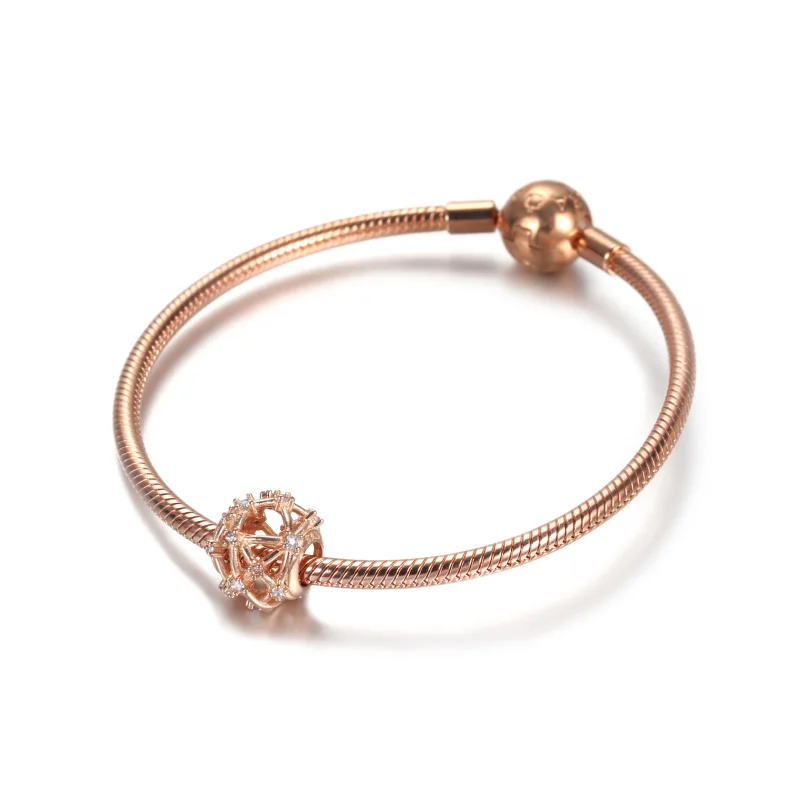 (imagem para) Conta Rendilhada Constelações de Estrelas, Pandora Rose - 789240C01 - Visualizar 5