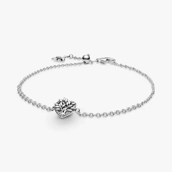 (imagem para) Pulseira Coração Árvore da Família Pandora - 599292C01