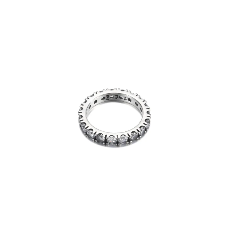 (imagem para) Anel Infinity Brilhante em Linha PANDORA - 190050C01 - Visualizar 3