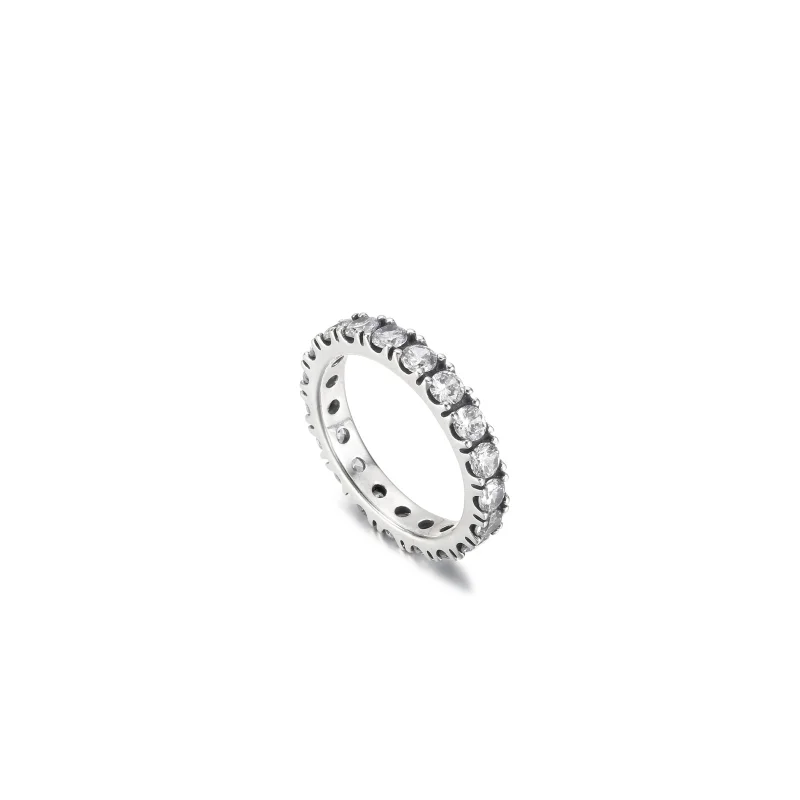 (imagem para) Anel Infinity Brilhante em Linha PANDORA - 190050C01 - Visualizar 5