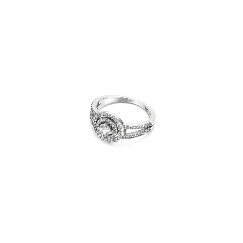(imagem para) Anel Pandora Brilhante com Duplo Halo - 199408C01 - Visualizar 2