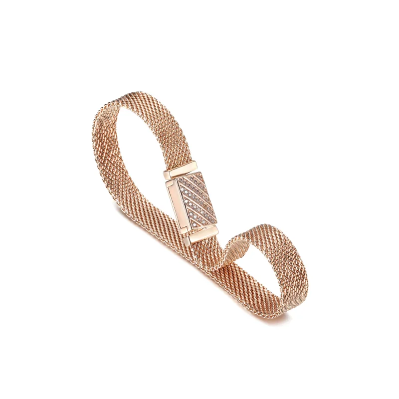 (imagem para) Bracelete Pandora Reflexions com Fecho Longo Pavê - 589358C01 - Visualizar 6