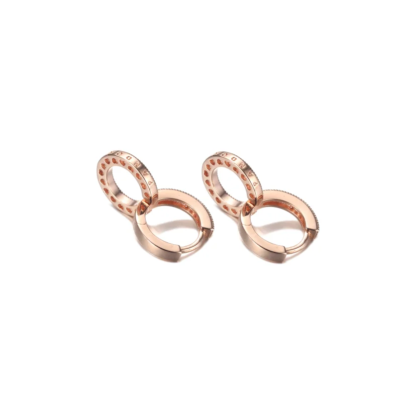 (imagem para) Brincos Duplos Sparkling com Argola - 289052C01 - Visualizar 5