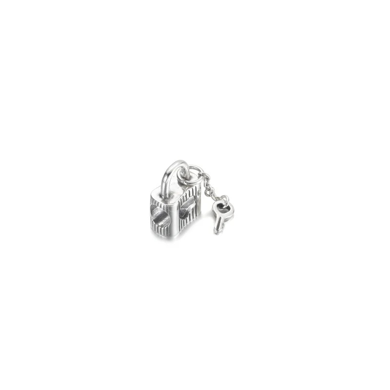 (imagem para) Charm Cadeado e Chave com Coração PANDORA - 790095C01 - Visualizar 3