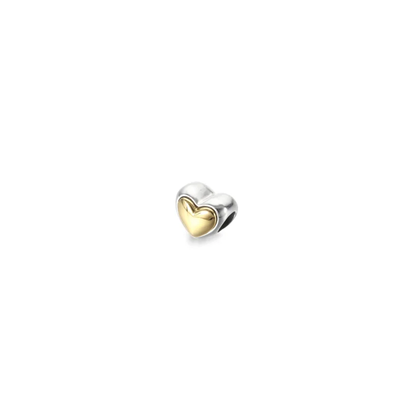 (imagem para) Charm Coração Dourado Abaulado PANDORA - 799415C00 - Visualizar 2