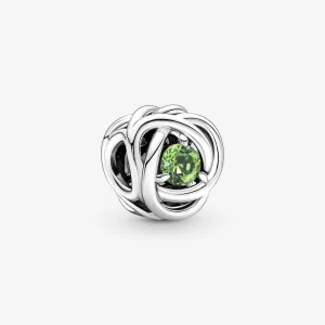 (imagem para) Charm Círculo Eterno Verde Primavera PANDORA Agosto - 790065C03