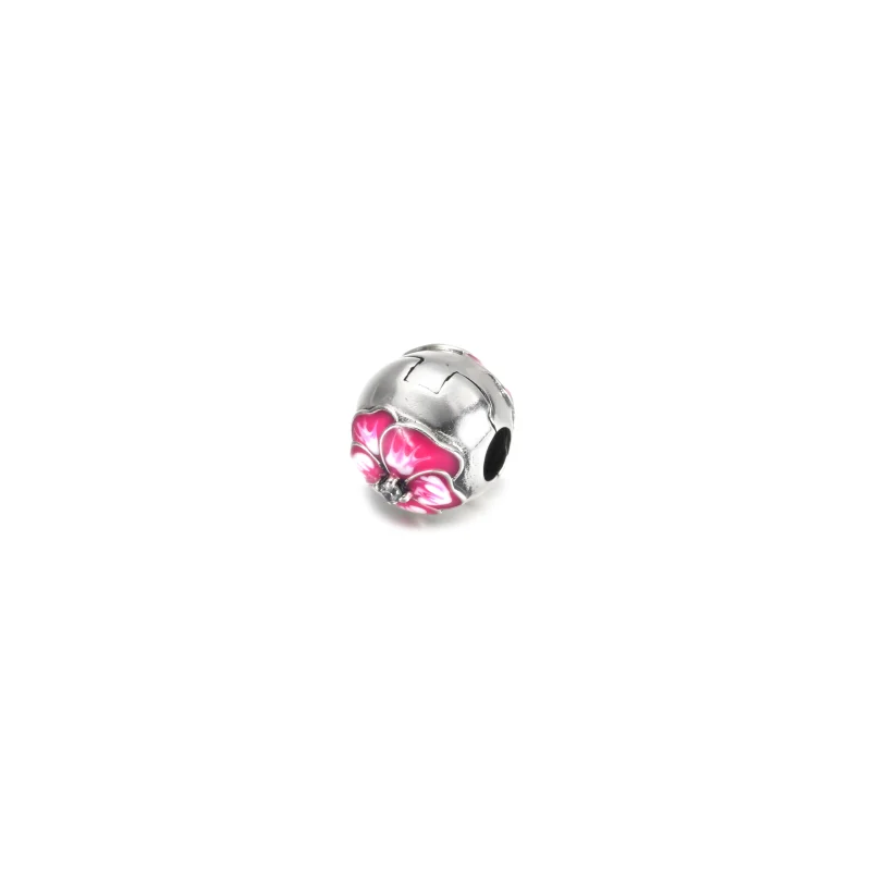 (imagem para) Charm de Fivela de Flor Amor-Perfeito Rosa PANDORA - 790772C01 - Visualizar 2
