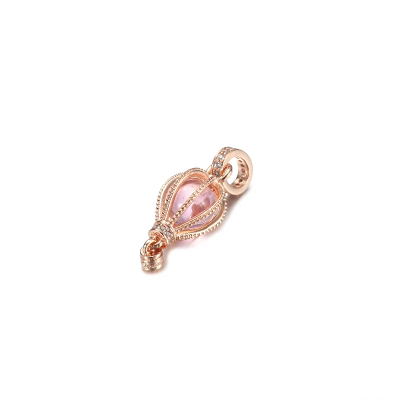 (imagem para) Charm de Pingente Balão de Ar Quente Rosa Brilhante PANDORA - 789434C01 - Visualizar 2