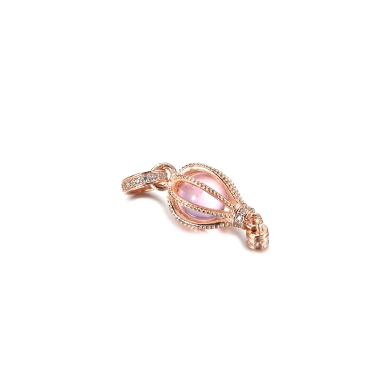 (imagem para) Charm de Pingente Balão de Ar Quente Rosa Brilhante PANDORA - 789434C01 - Visualizar 3