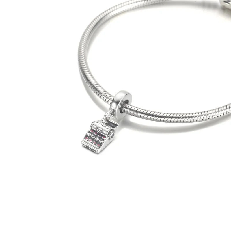 (imagem para) Charm de Pingente Máquina de Escrever PANDORA - 790069C01 - Visualizar 5