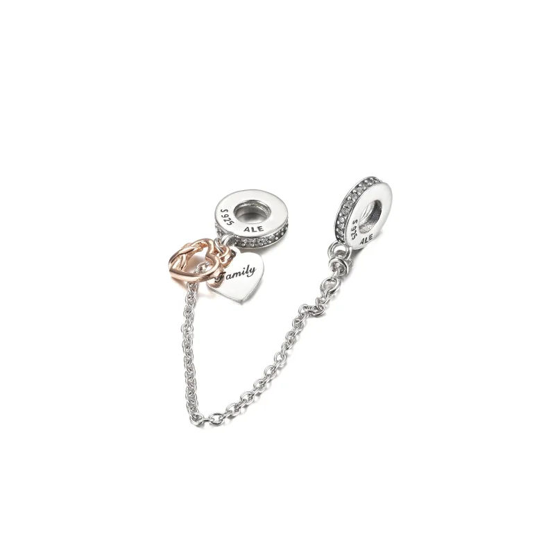 (imagem para) Charm de Segurança Coração da Família PANDORA - 789541C01-05 - Visualizar 3