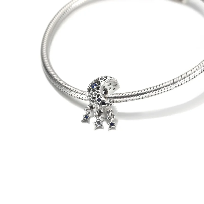 (imagem para) Charm Estrela e Lua Crescente PANDORA - 799643C01 - Visualizar 5