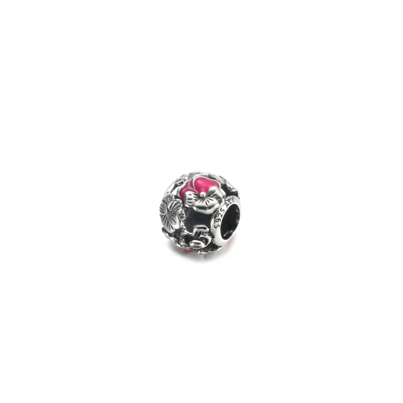 (imagem para) Charm PANDORA Amigos da Flor Amor-Perfeito - 790759C01 - Visualizar 2