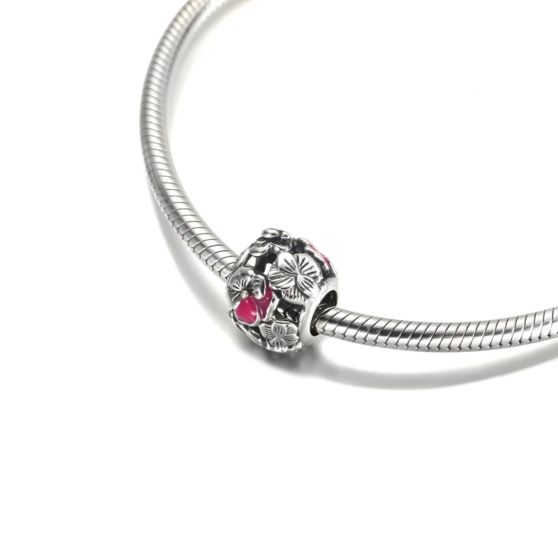 (imagem para) Charm PANDORA Amigos da Flor Amor-Perfeito - 790759C01 - Visualizar 4
