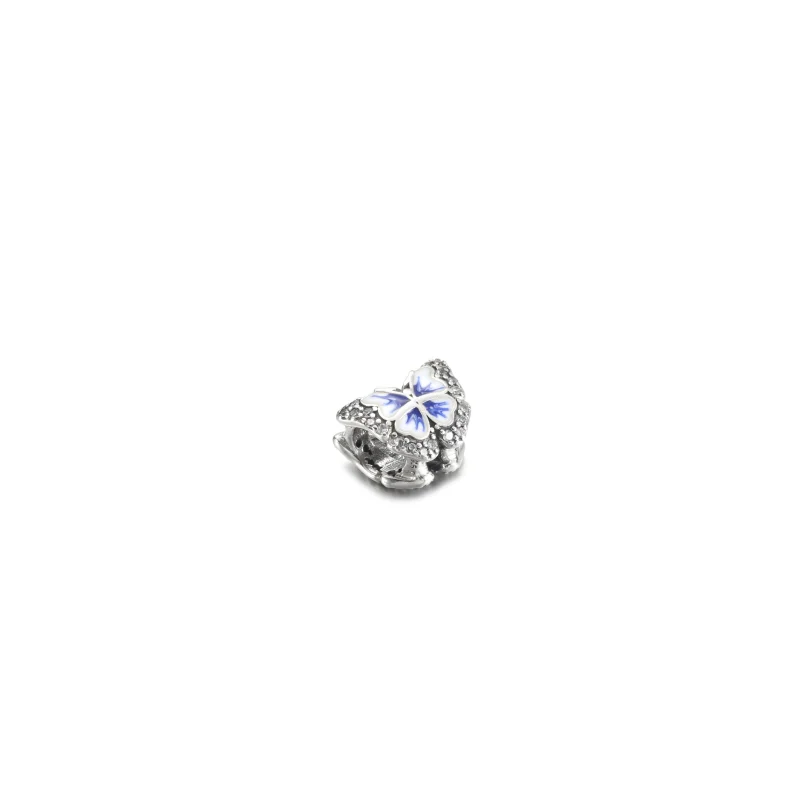 (imagem para) Charm PANDORA Borboleta Azul Cintilante - 790761C01 - Visualizar 4