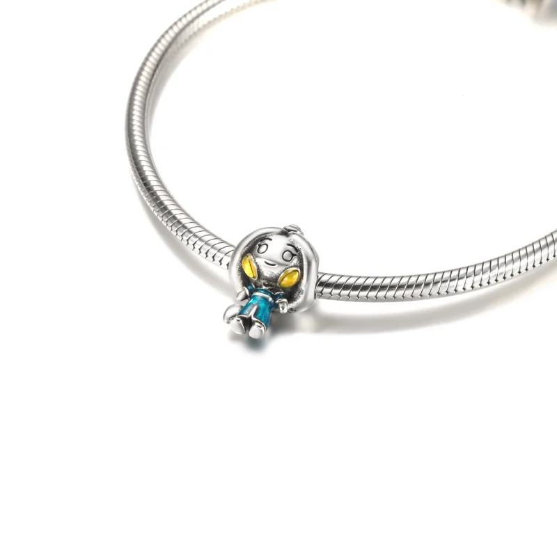 (imagem para) Charm PANDORA Disney Aladdin Princesa Jasmine - 799507C01 - Visualizar 6