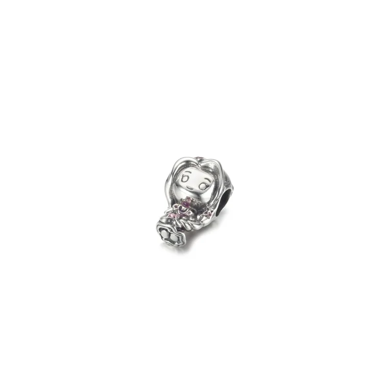 (imagem para) Charm PANDORA Disney Princesa Enrolada Rapunzel - 799498C01 - Visualizar 2