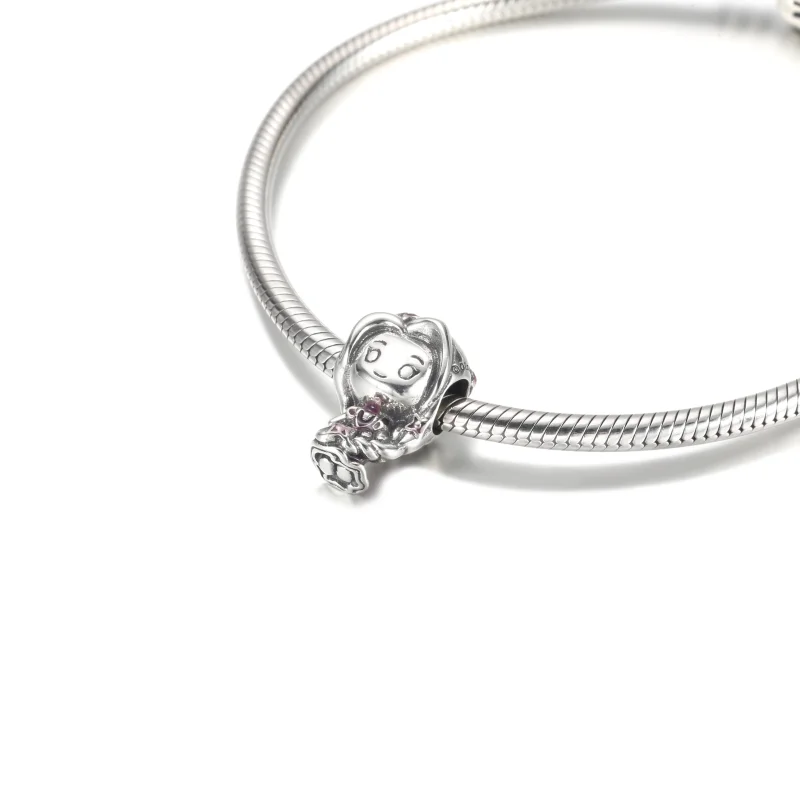 (imagem para) Charm PANDORA Disney Princesa Enrolada Rapunzel - 799498C01 - Visualizar 6