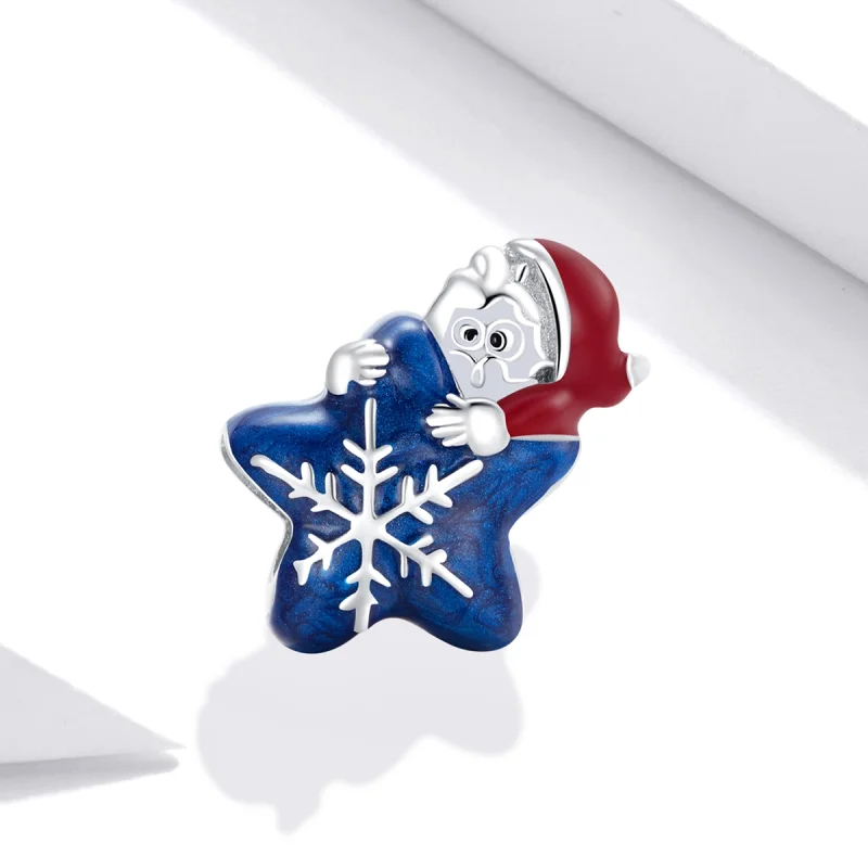 (imagem para) Charm Pandora Estilo Prata Papai Noel - BSC372 - Visualizar 2