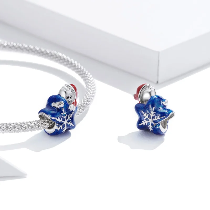 (imagem para) Charm Pandora Estilo Prata Papai Noel - BSC372 - Visualizar 4