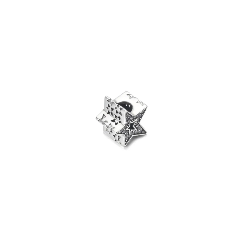 (imagem para) Charm PANDORA Estrela Assimétrica Cintilante - 790016C01 - Visualizar 3