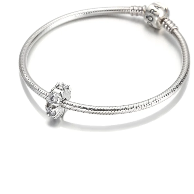 (imagem para) Charm PANDORA Grampo Reluzente com Garras Longas - 790046C01 - Visualizar 5