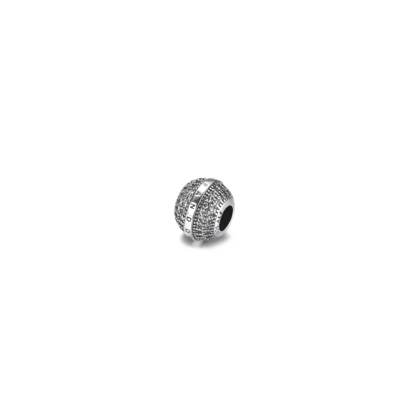 (imagem para) Charm PANDORA Pavé & Logo - 799489C01 - Visualizar 2