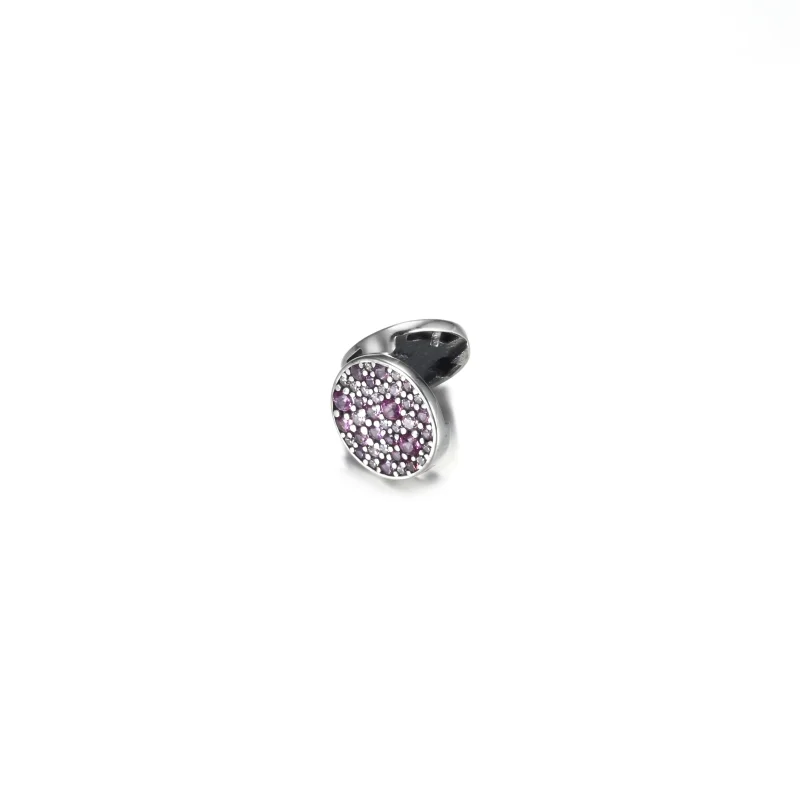 (imagem para) Charm PANDORA Pink Pavé Clip - 799362C01 - Visualizar 5