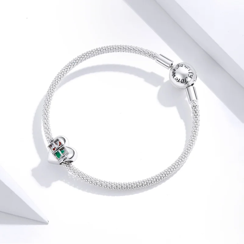 (imagem para) Charm Pandora Style Natalino de Prata - BSC376 - Visualizar 3