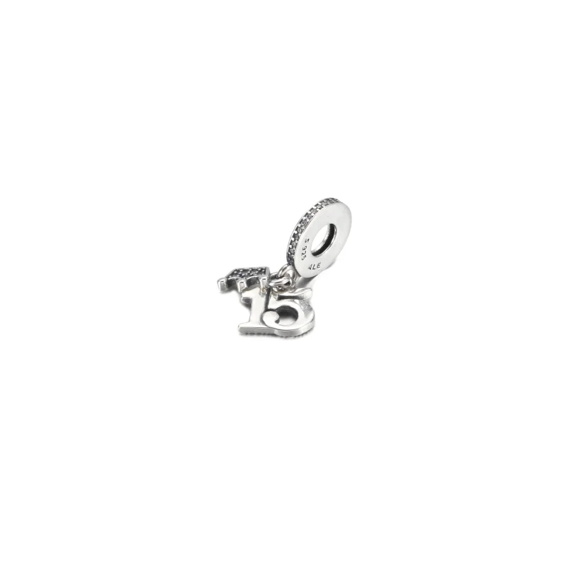 (imagem para) Charm Pingente Aniversário de 15 Anos PANDORA - 799540C01 - Visualizar 2