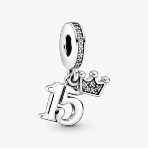 (imagem para) Charm Pingente Aniversário de 15 Anos PANDORA - 799540C01