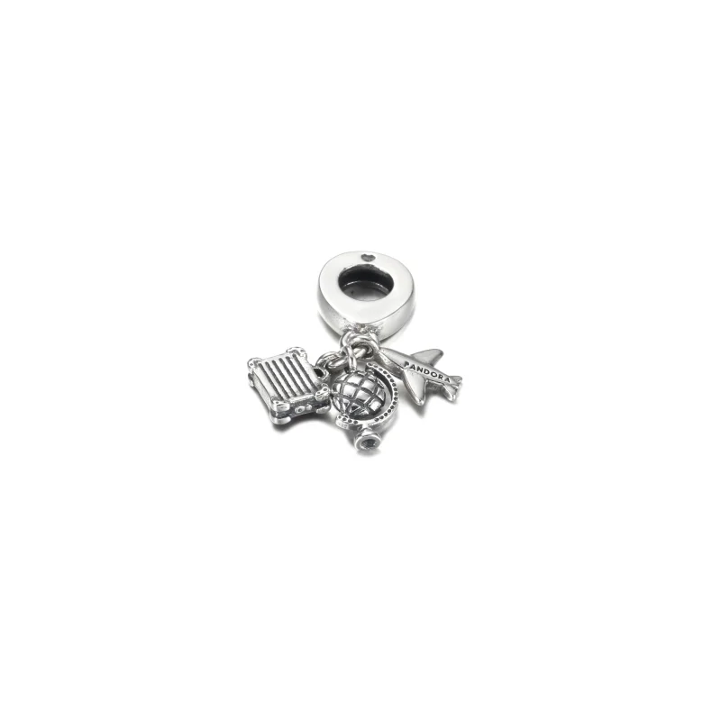 (imagem para) Charm Pingente Avião, Globo e Mala Pandora - 799435C01 - Visualizar 4