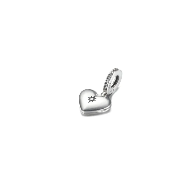 (imagem para) Charm Pingente de Coração com Medalhão Abrível PANDORA - 799537C01 - Visualizar 2