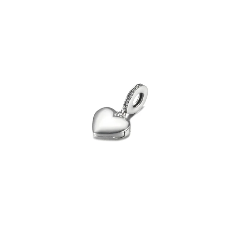 (imagem para) Charm Pingente de Coração com Medalhão Abrível PANDORA - 799537C01 - Visualizar 3