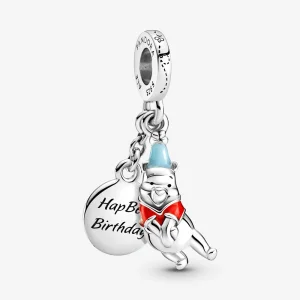 (imagem para) Charm Pingente Disney Ursinho Pooh Aniversário - 799385C01