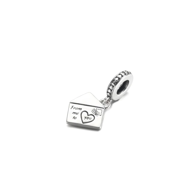 (imagem para) Charm Pingente Envelope com Flor Amor-Perfeito PANDORA - 790787C01 - Visualizar 3