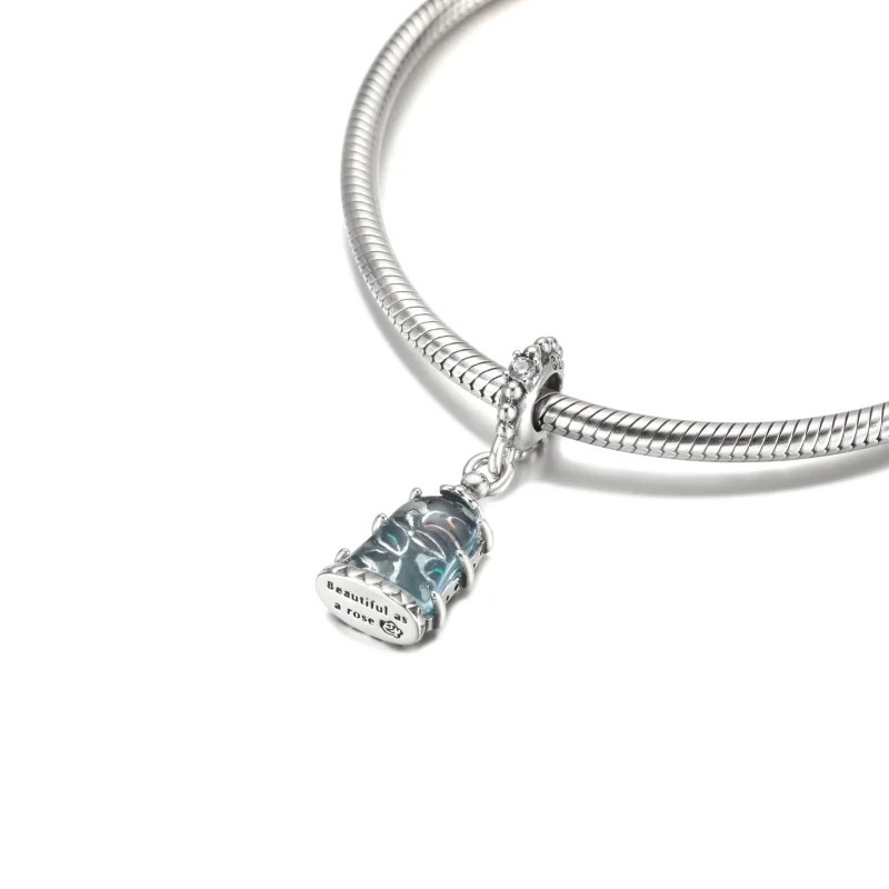 (imagem para) Charm Pingente PANDORA Disney A Bela e a Fera Rosa Encantada - 790024C01 - Visualizar 9