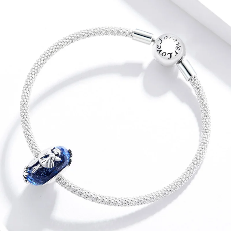 (imagem para) Charm Separador de Fadas Floco de Neve Prata Estilo Pandora - BSC369 - Visualizar 3